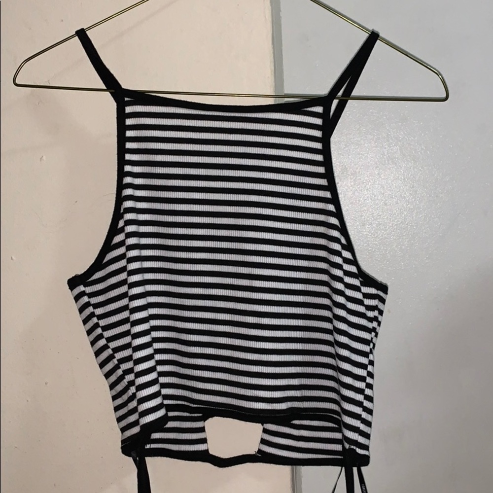 Striped Crop Top